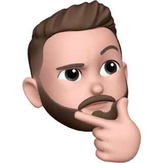 Zach wondering memoji